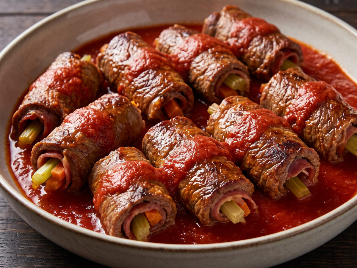 Involtini alla romana mit Rindfleisch
