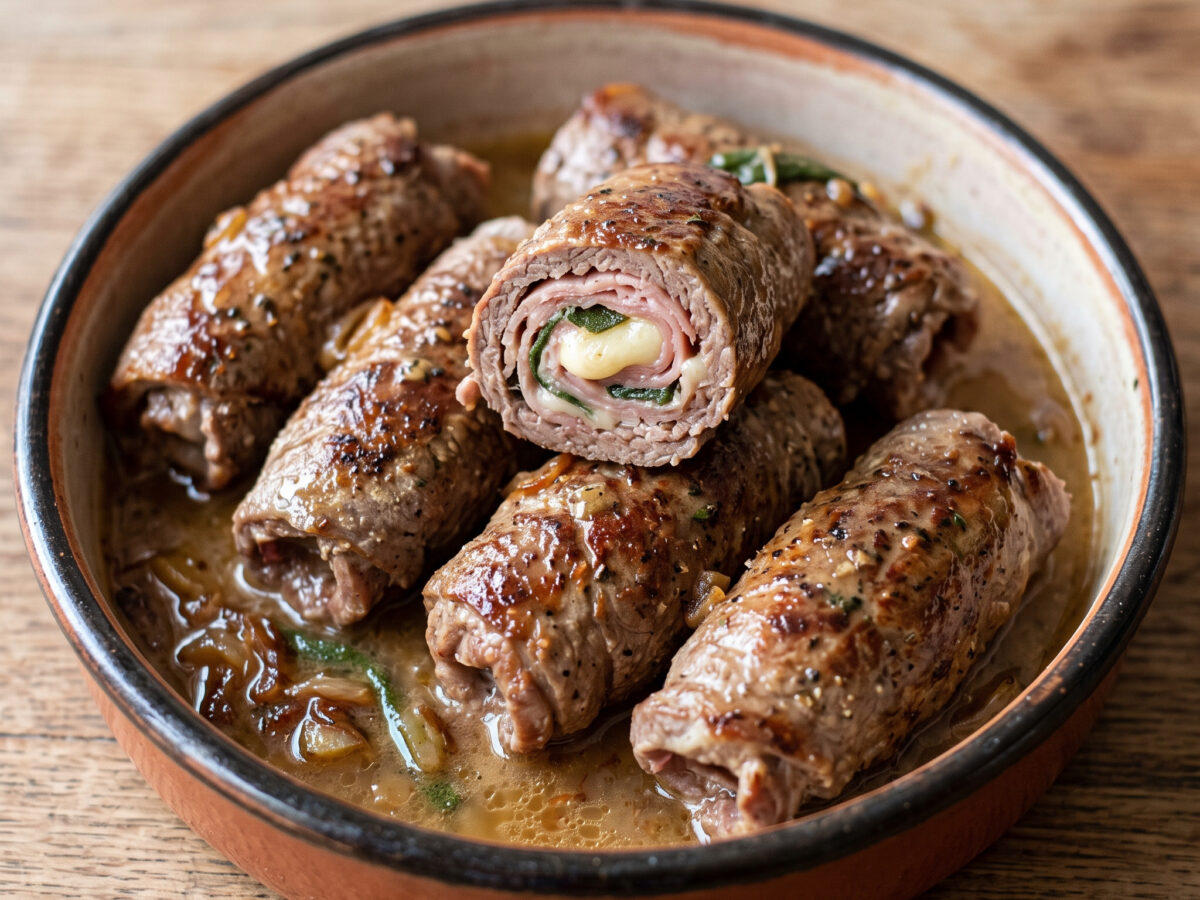 Involtini di carne alla piemontese