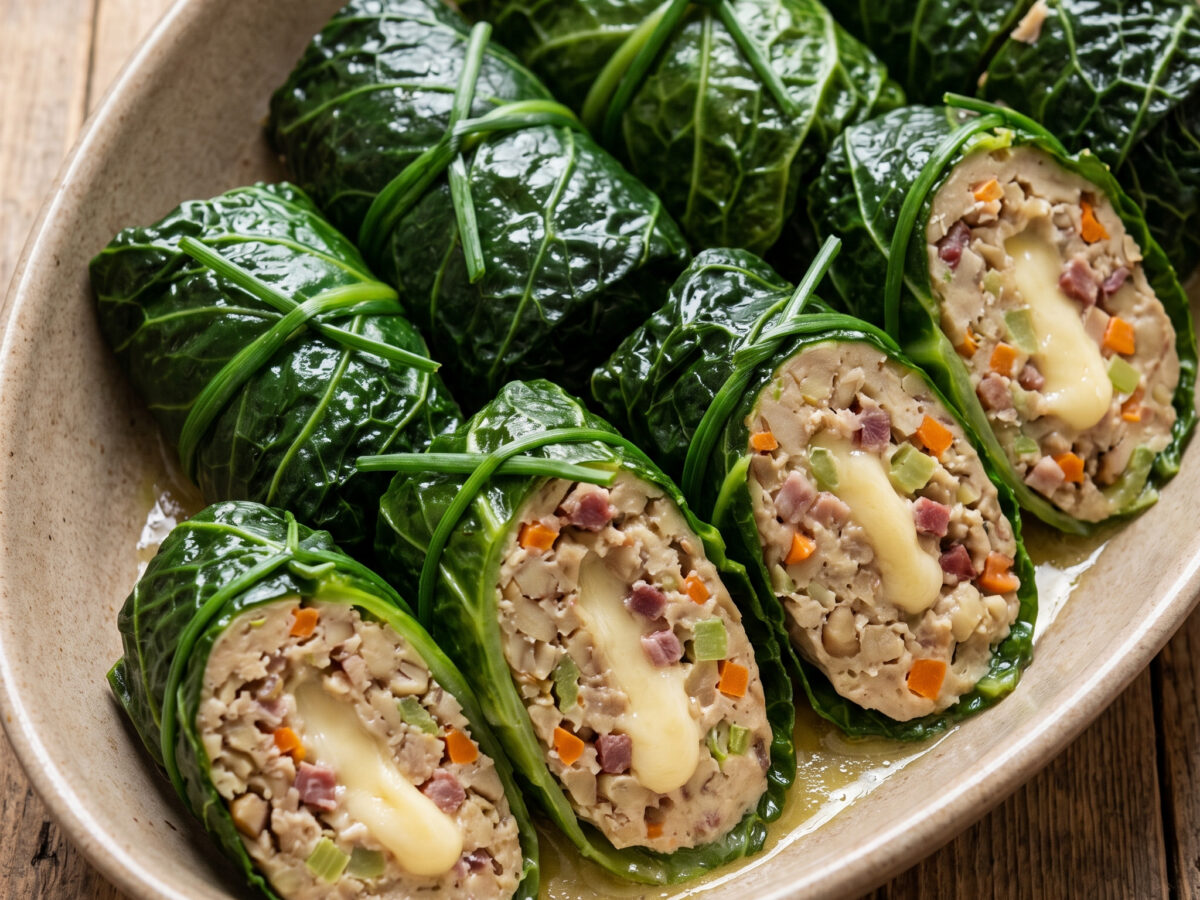 Involtini di cavolo nero