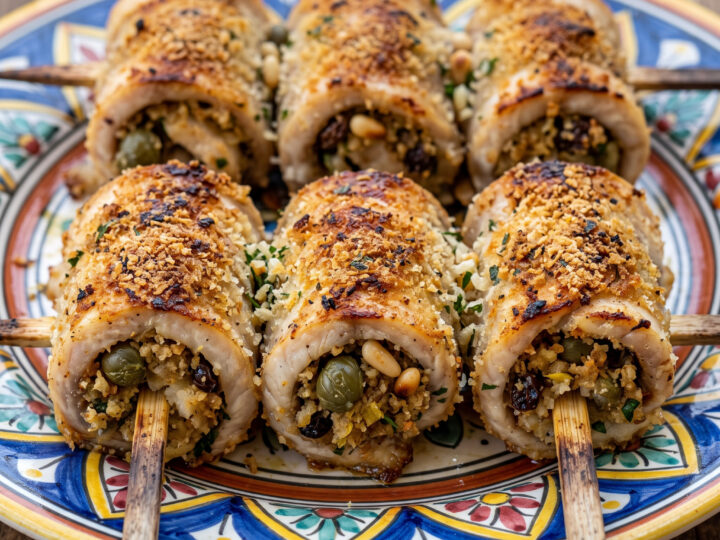 Involtini di pesce spada alla messinese