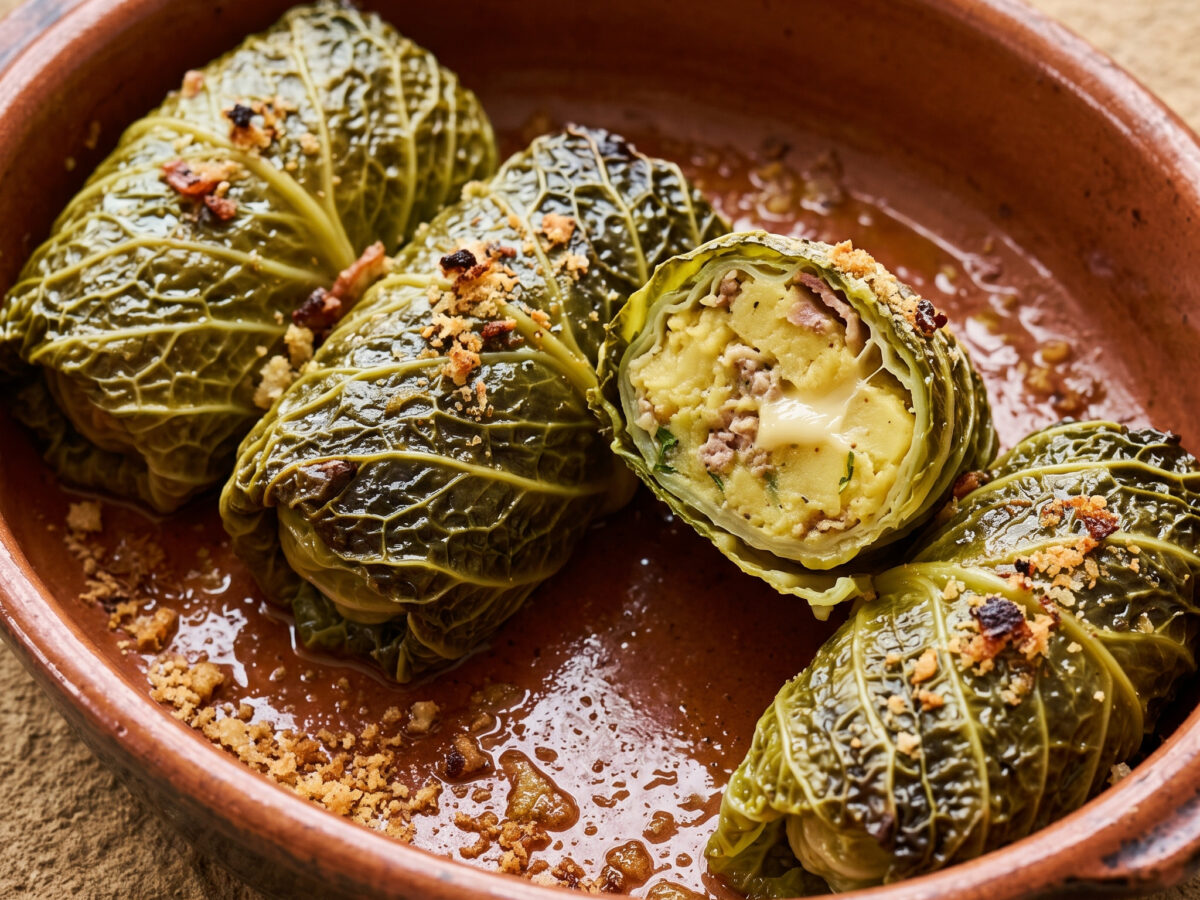 Involtini di verza alla napoletana