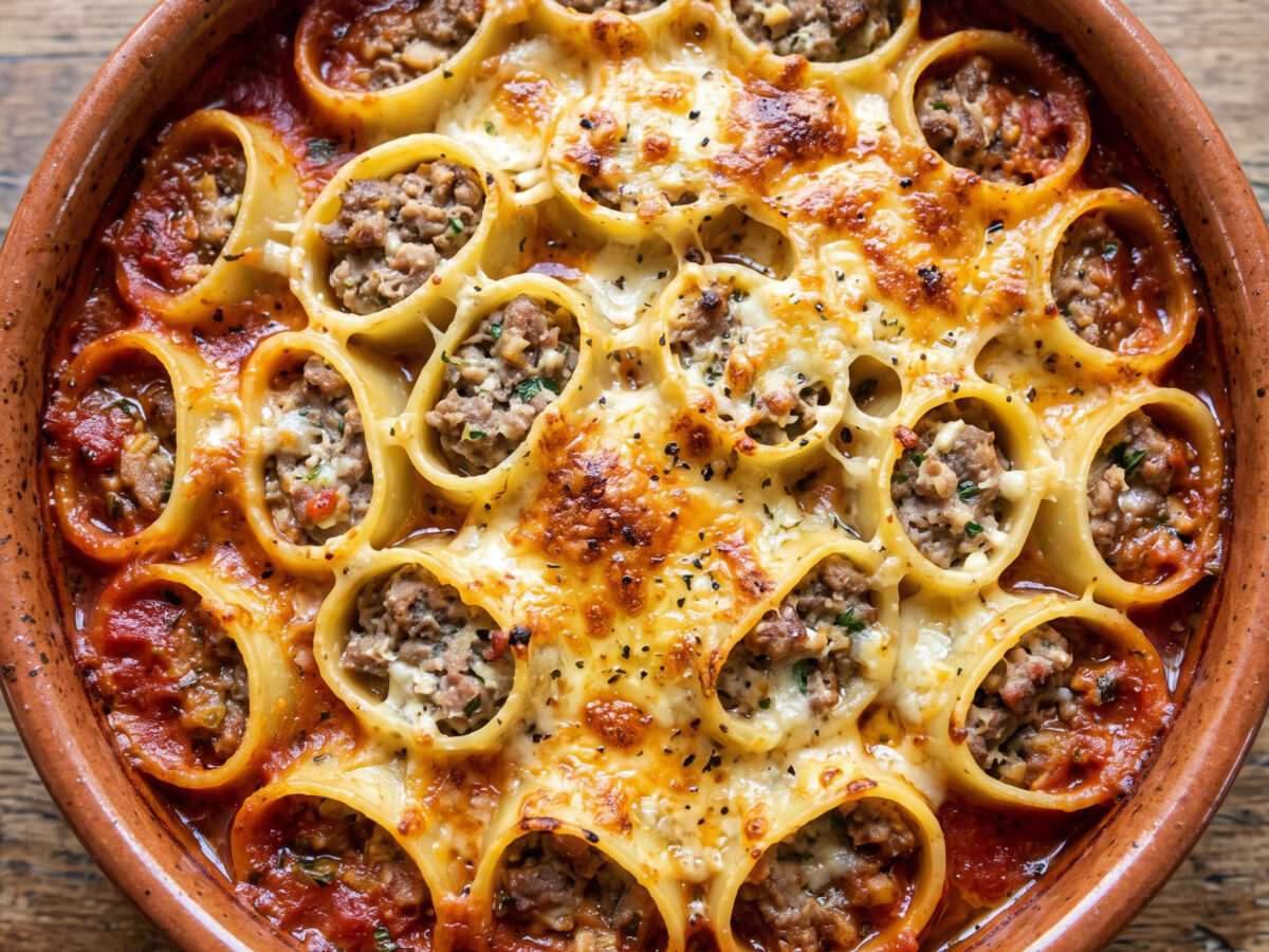 Kalabriens gefüllte Ofenpasta
