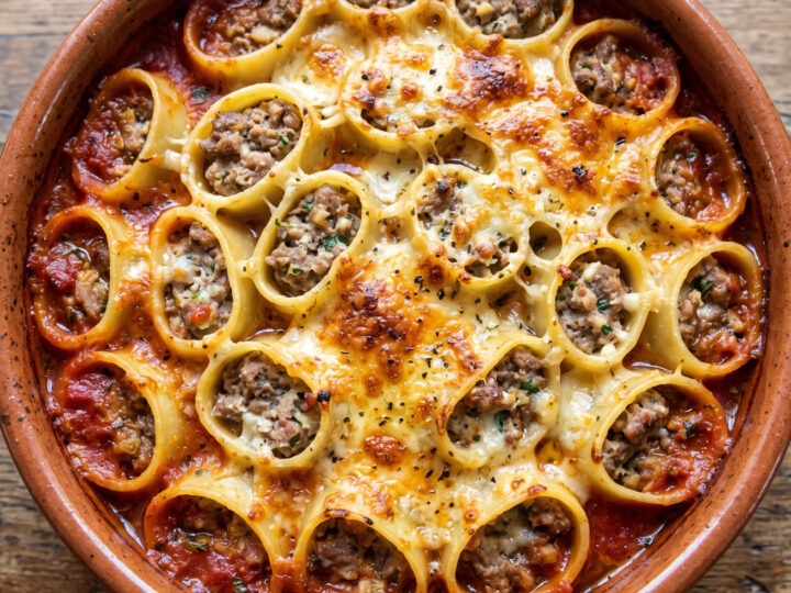 Kalabriens gefüllte Ofenpasta