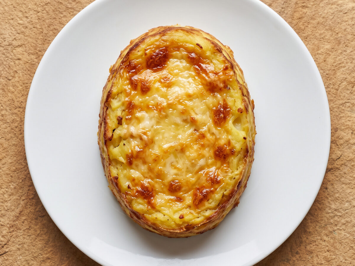 Kartoffeln aus dem Ofen, cremig und goldbraun