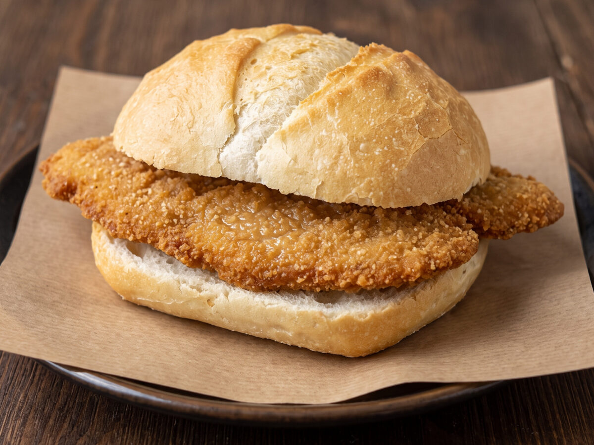 Knuspriges Panino nach Mailänder Art