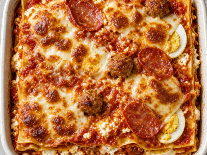 Lasagna di Carnevale napoletana aus Kampanien