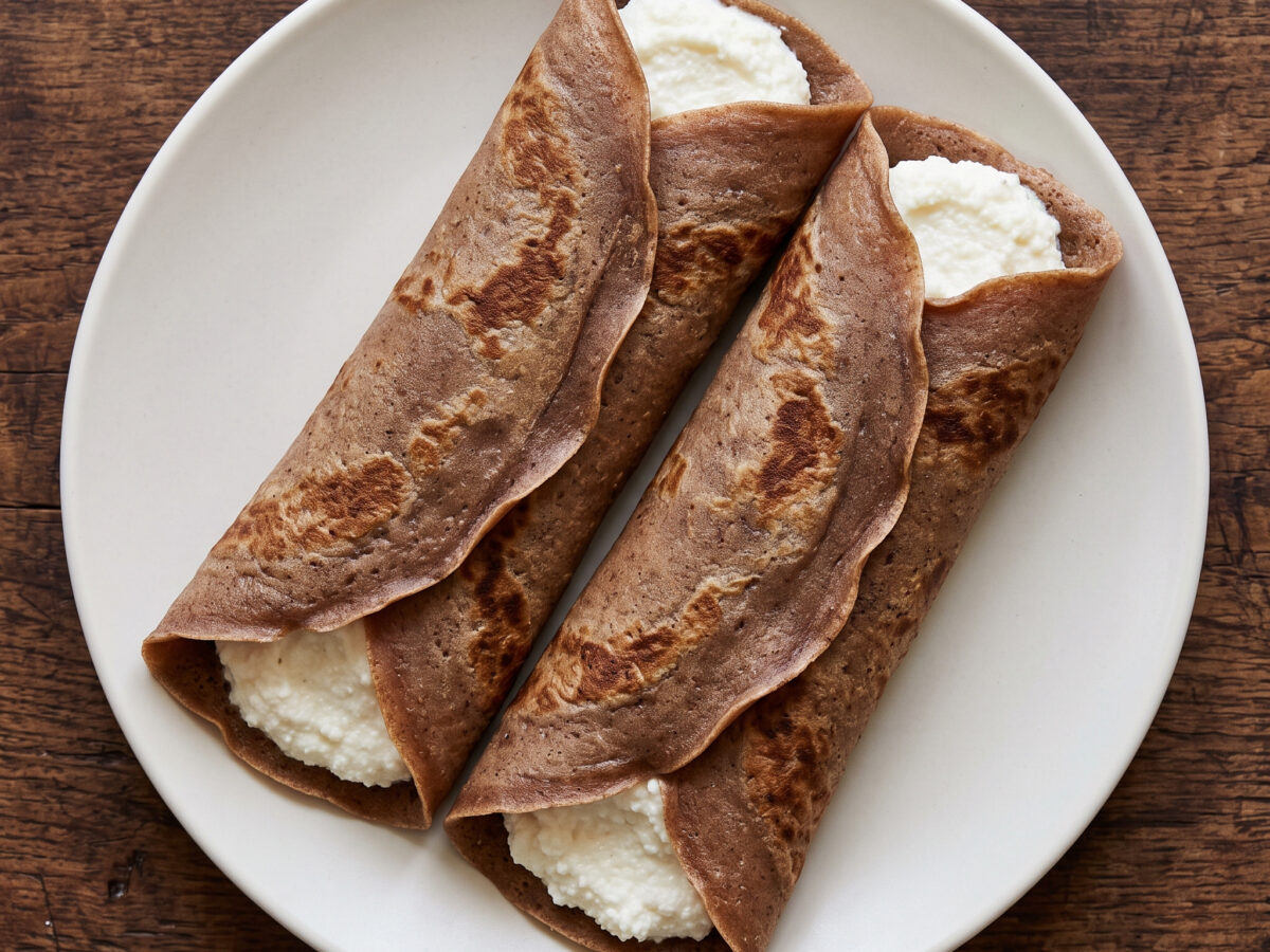 Necci con ricotta – Kastanien-Crespelle aus der Toskana