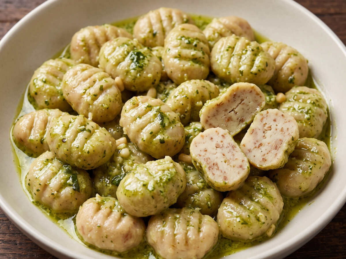 Nussige Gnocchi aus Ligurien