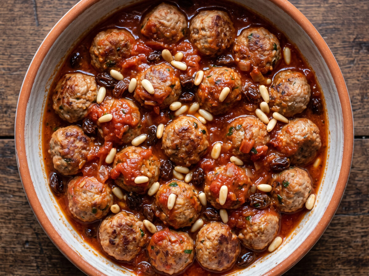Polpette di carne al sugo alla Palermitana