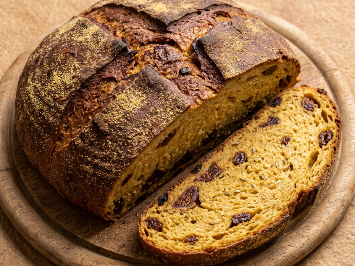 Rustikaler Brotlaib aus dem Primiero