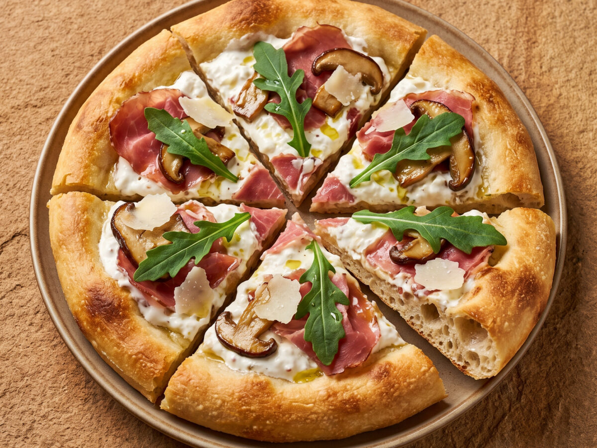 Pan Pizza Trentina mit Carne Salada