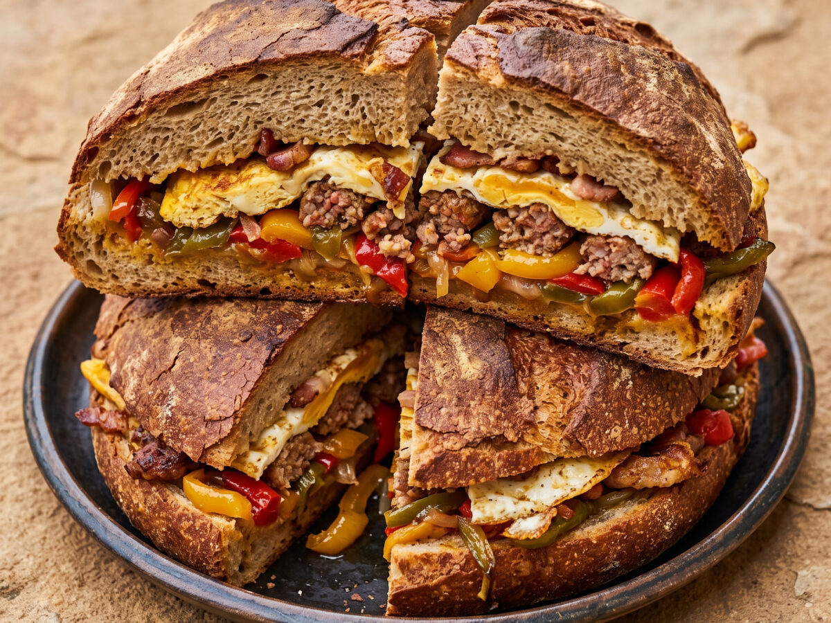 Panonta di Miranda: Molises mehrschichtige Brotmahlzeit