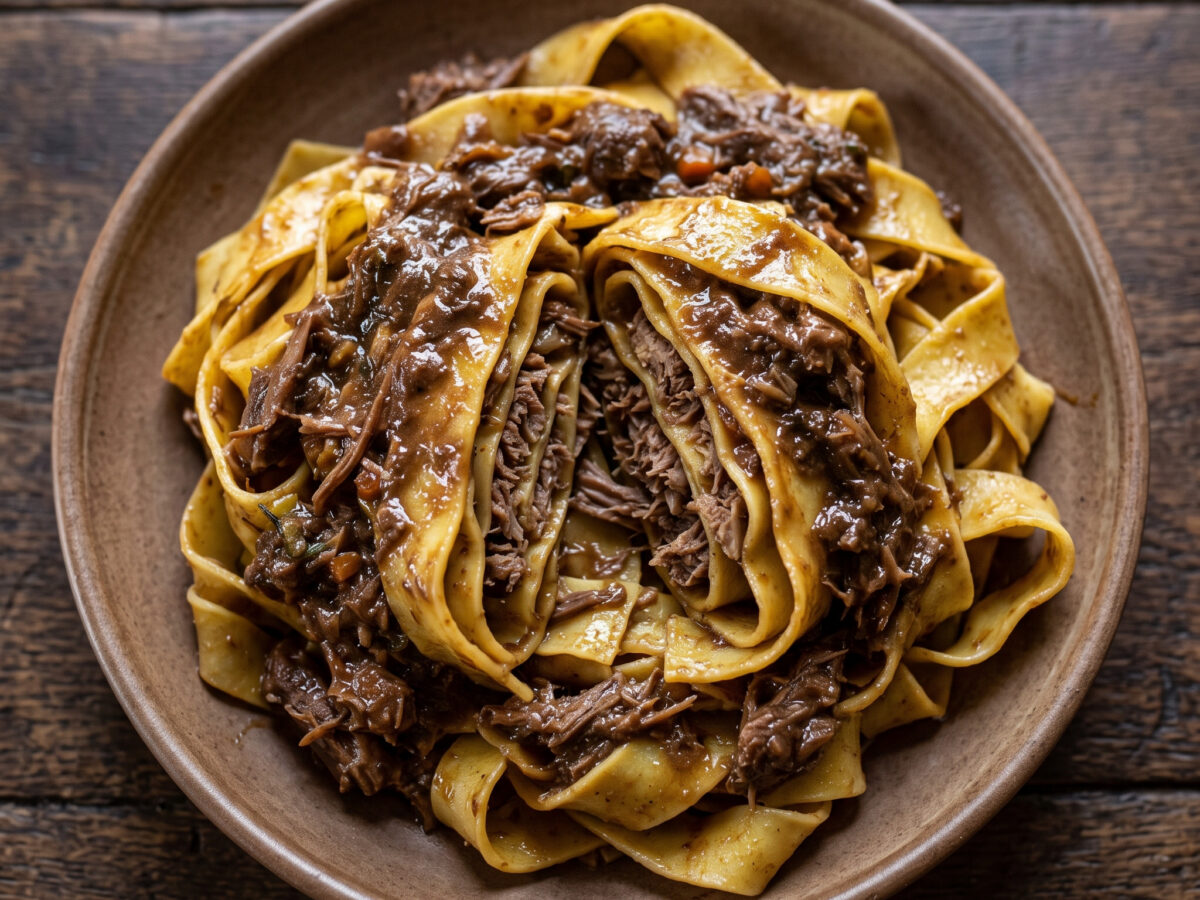 Pappardelle sulla lepre aus der Toskana