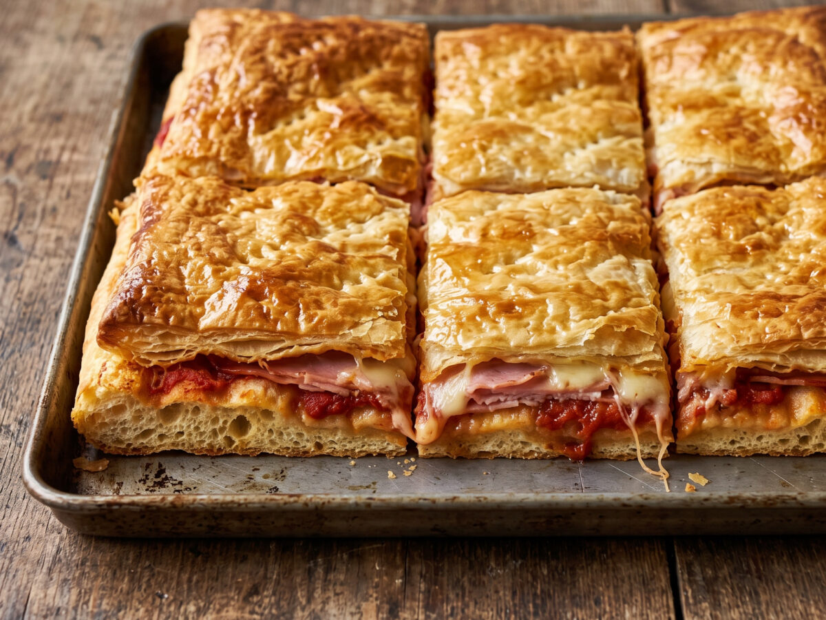Parigina aus Kampanien: Pizza mit Blätterteig