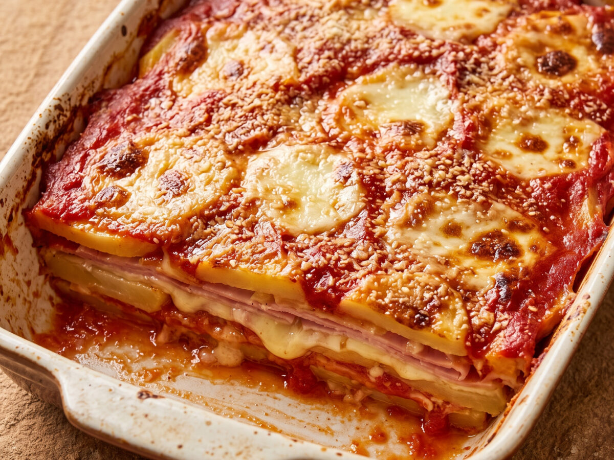 Parmigiana di patate aus dem Modeneser Apennin