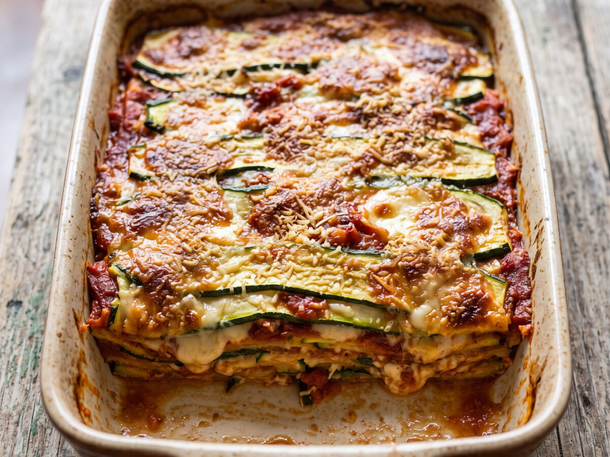 Parmigiana di zucchine aus Kampanien