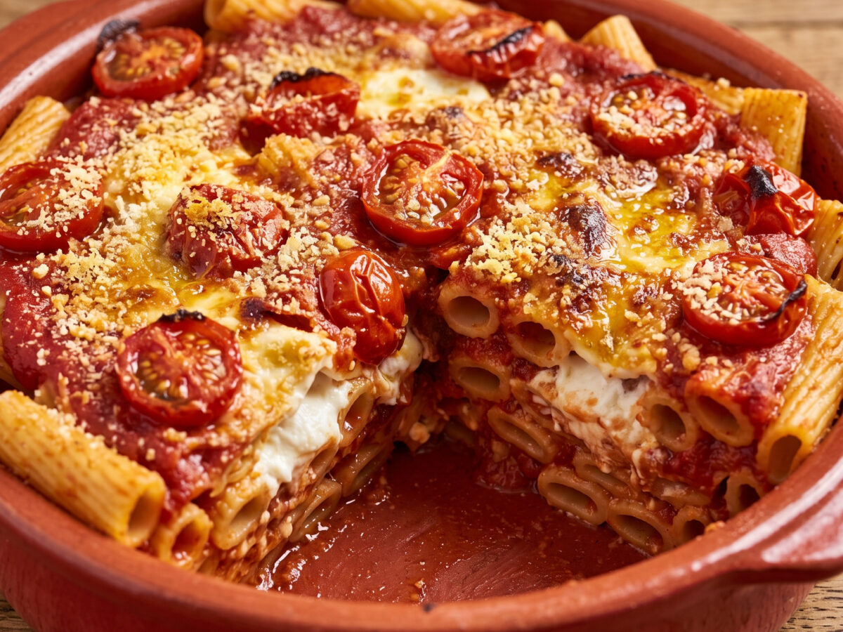 Pasta al forno alla tranese aus Apulien