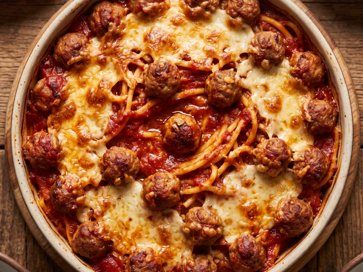 Pasta al forno con pallottine