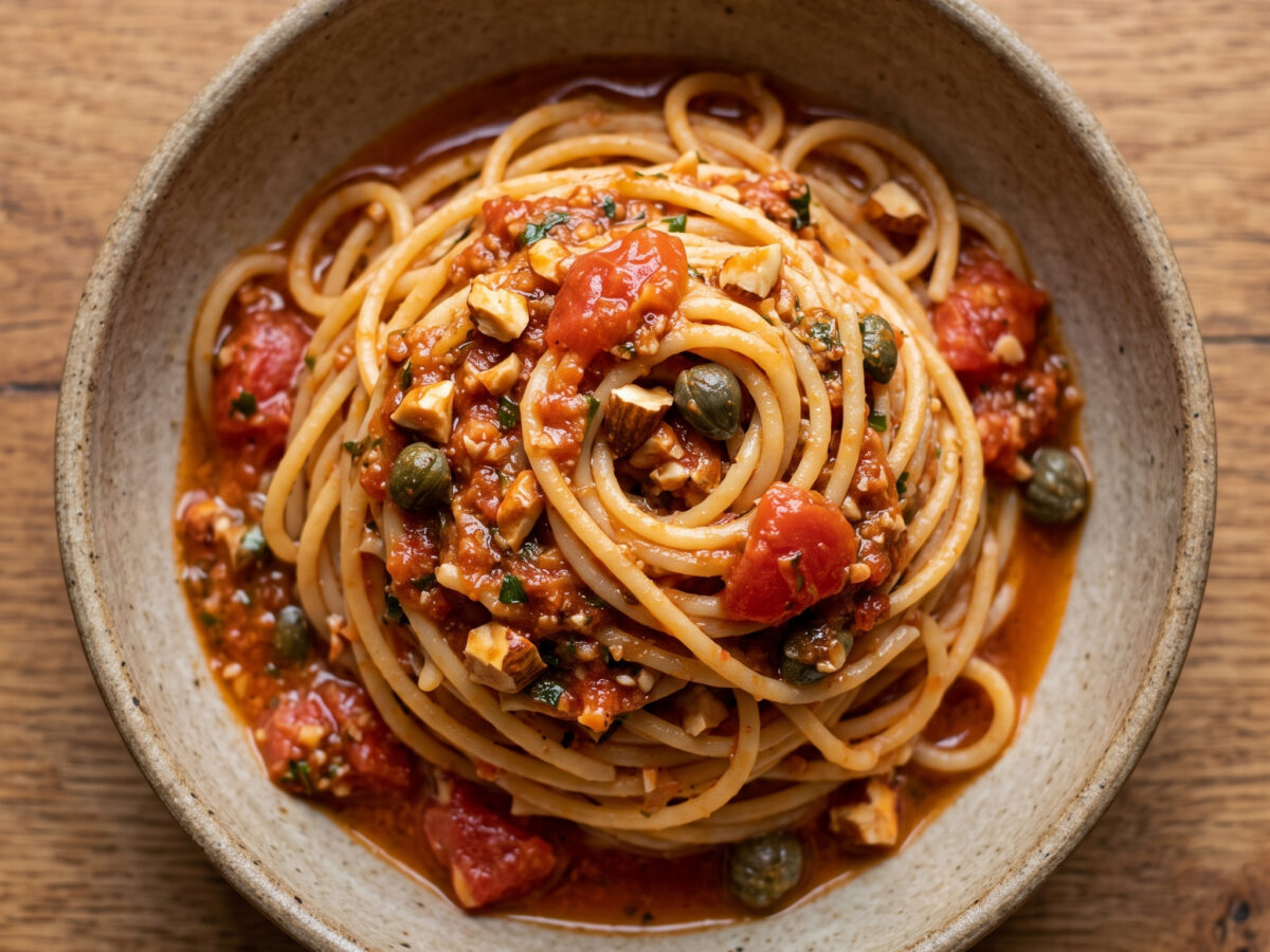 Pasta al pesto pantesco