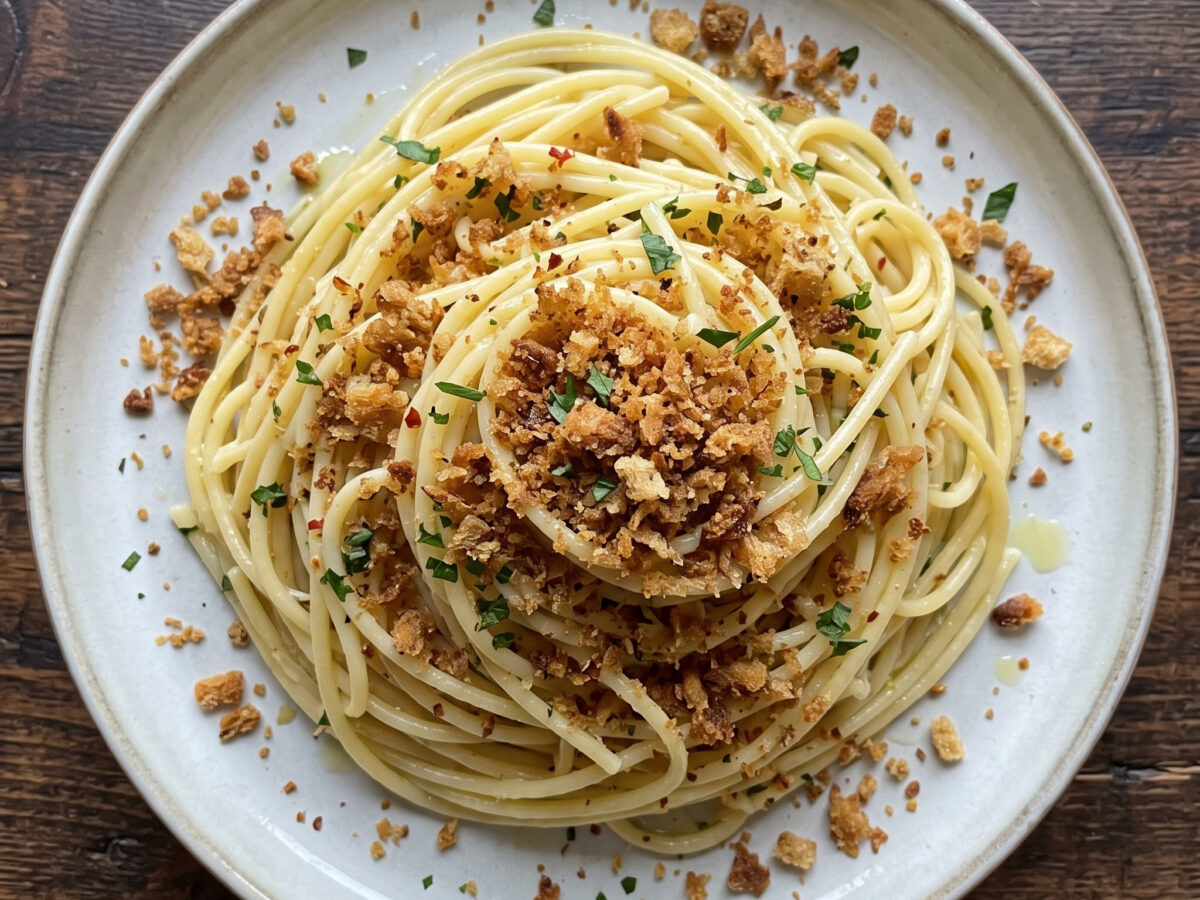 Pasta ca’ muddica atturrata: Siziliens knusprige Brotkrumen-Pasta