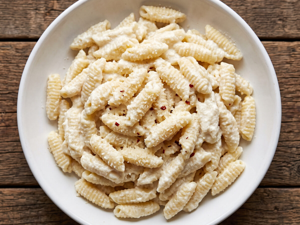Pasta con la ricotta alla siciliana