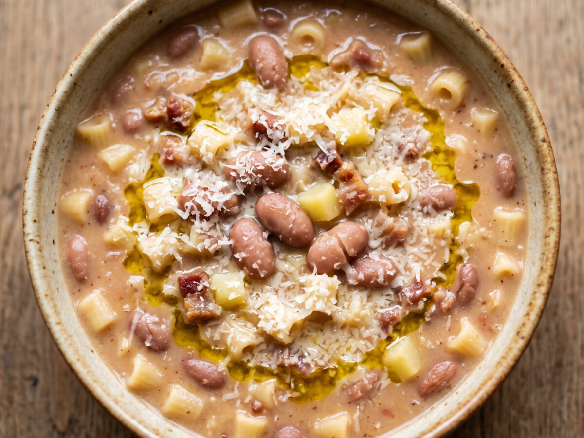 Pasta e fagioli alla ligure