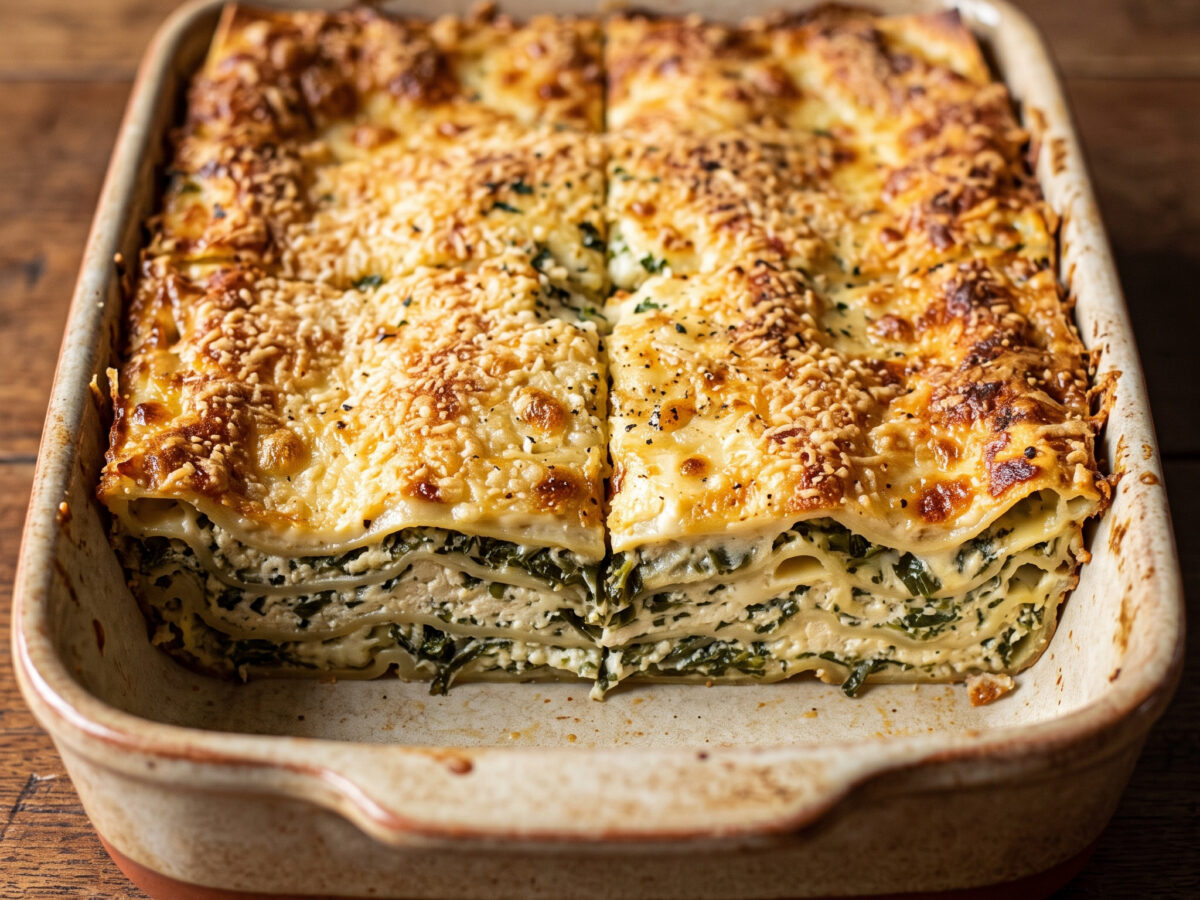 Pasticcio con bruscandoli e carletti