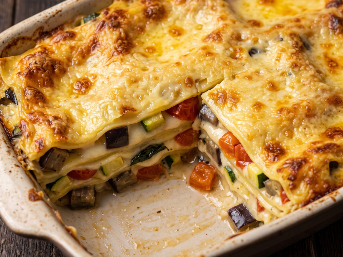 Pasticcio estivo con verdure e Nevegal