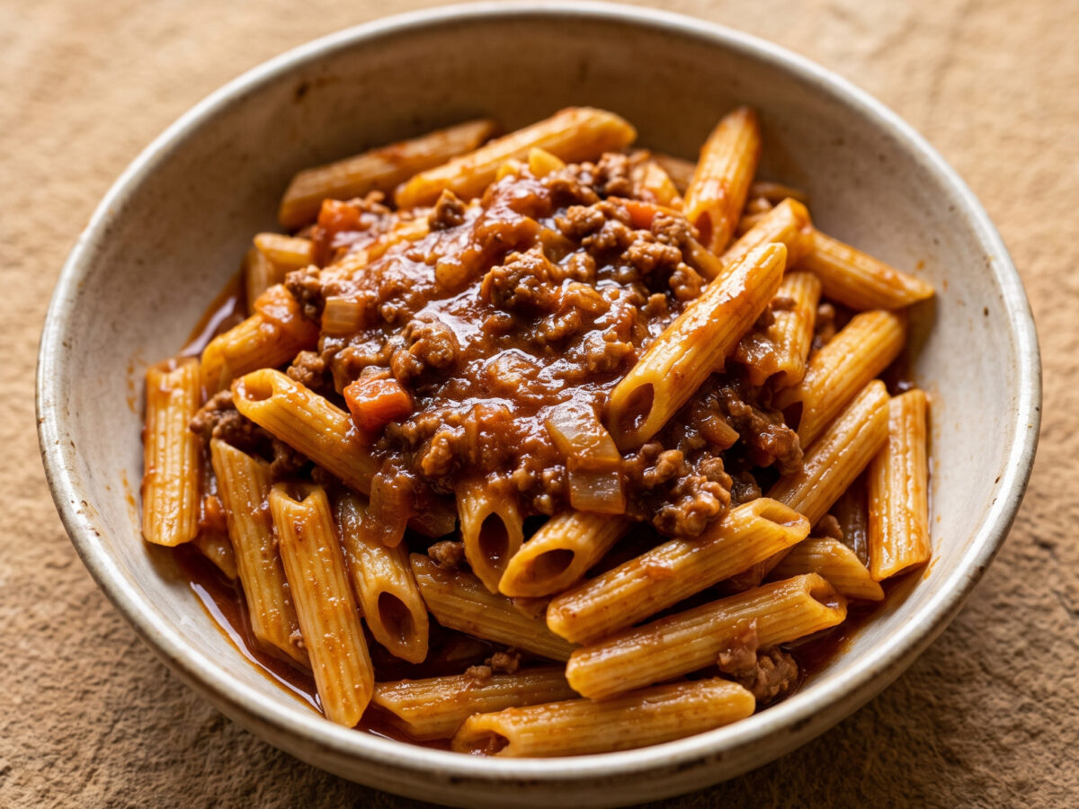 Penne strascicate – Florentiner Pasta mit Fleischsugo