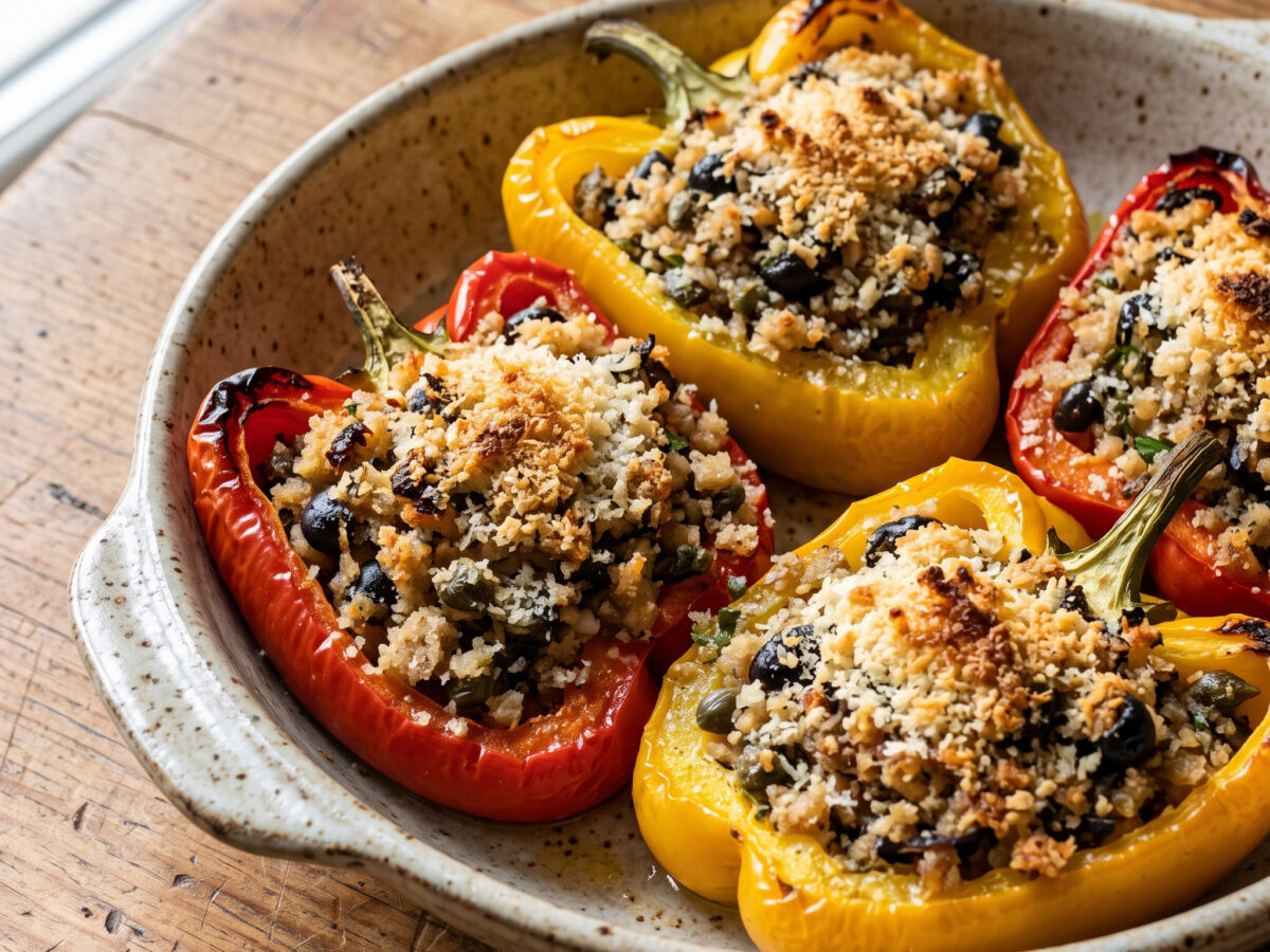 Peperoni imbottiti alla napoletana