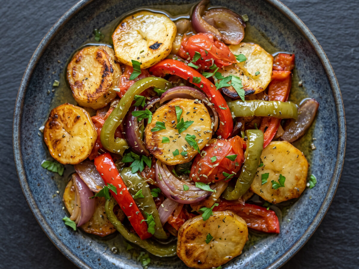 Pipi e patate: Kalabriens Kartoffel-Paprika-Pfanne