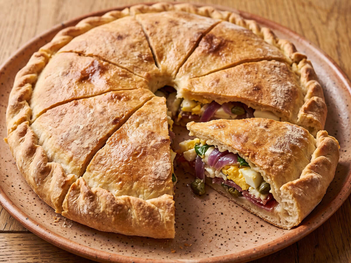 Pitta chjina aus Kalabrien