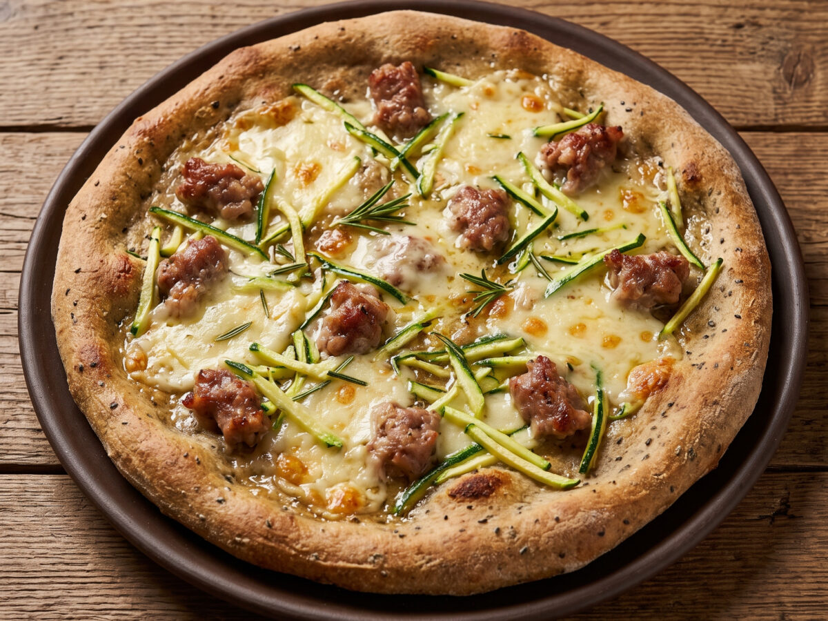 Pizza a Merlazza aus dem Piemont