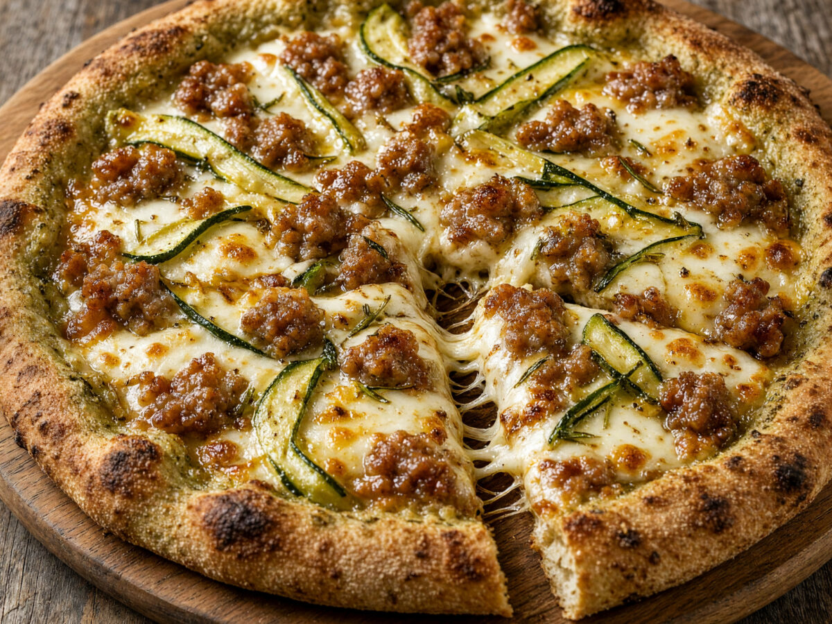 Nussiger Teig, würzige Toppings