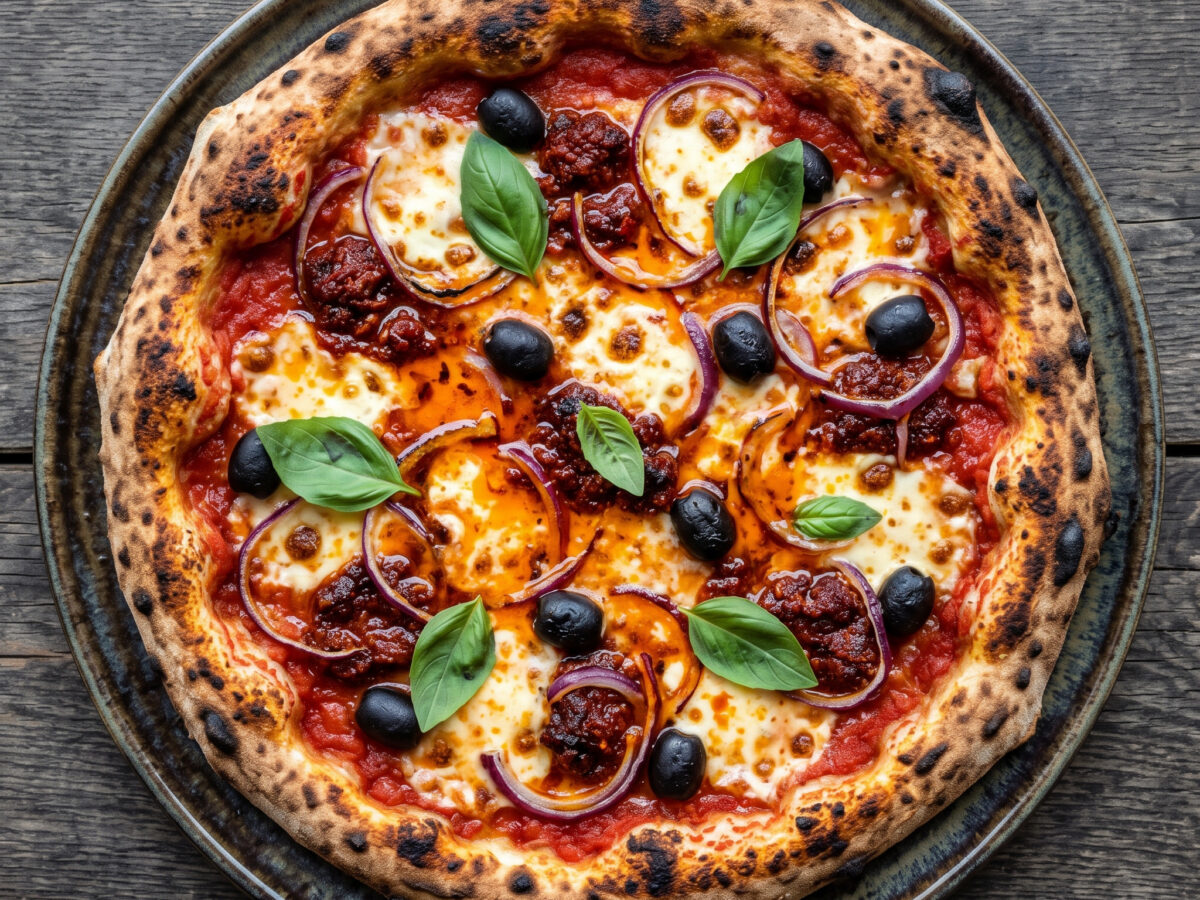 Pizza calabrese alla ’nduja