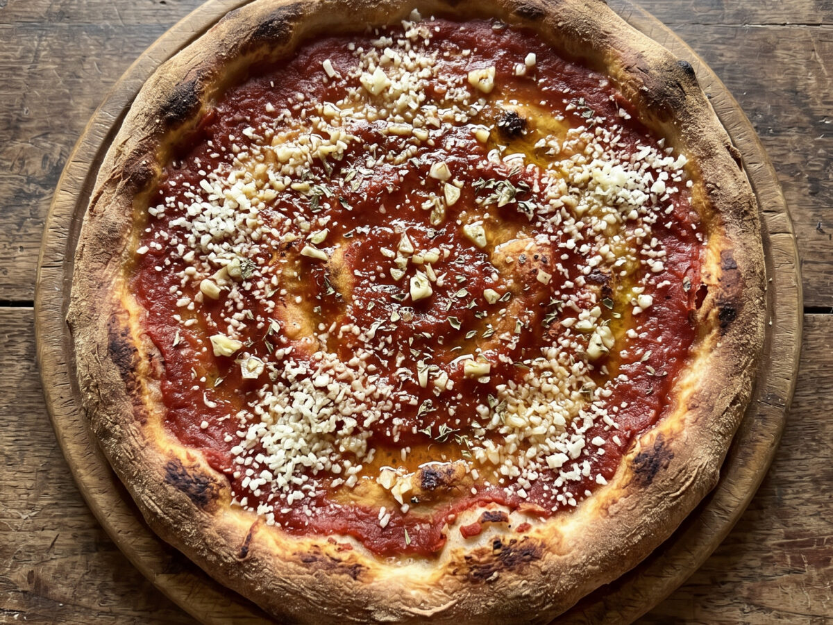 Pizza cilentana aus Kampanien