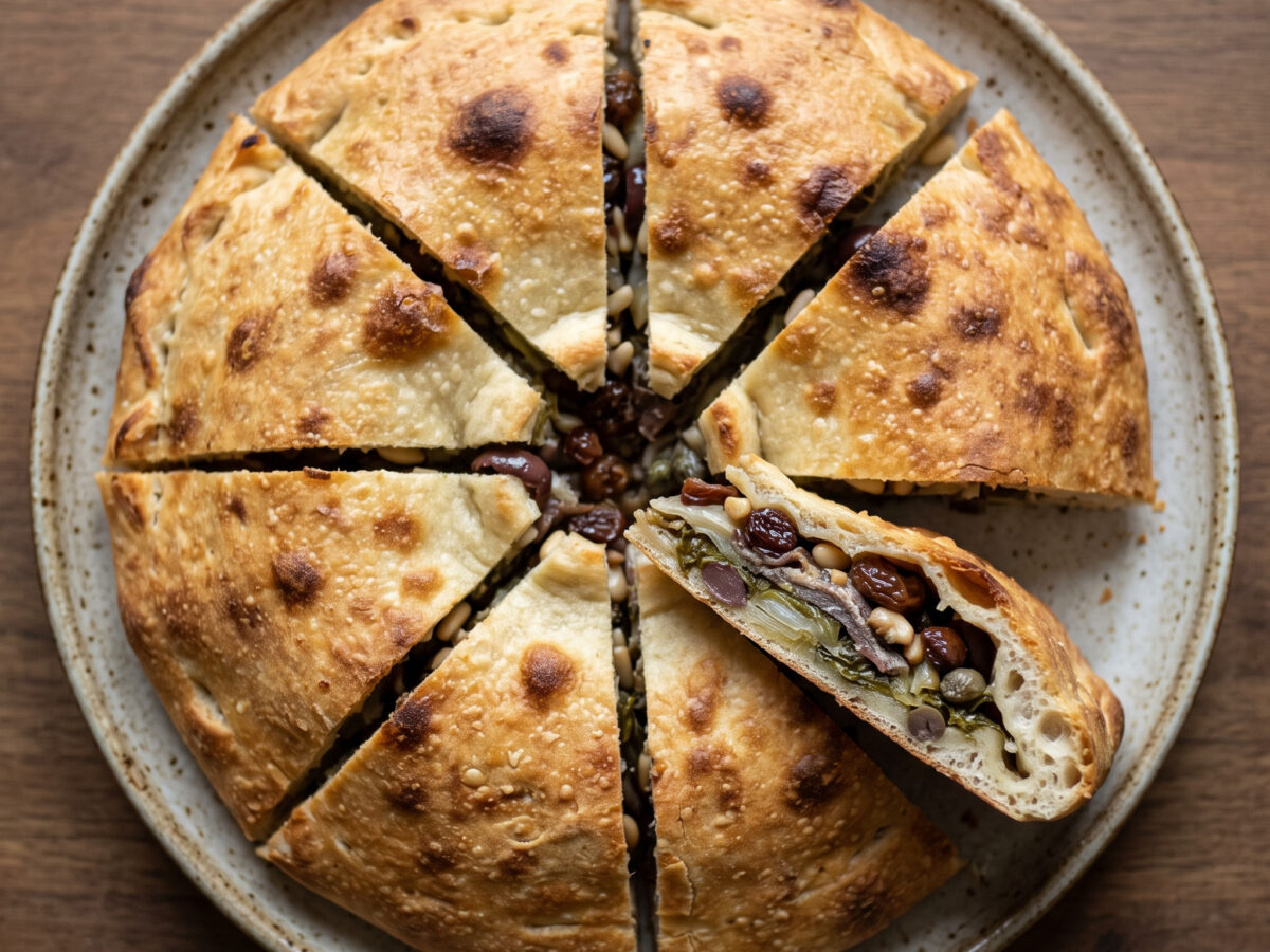 Pizza di scarole: gefüllte Pizza aus Kampanien