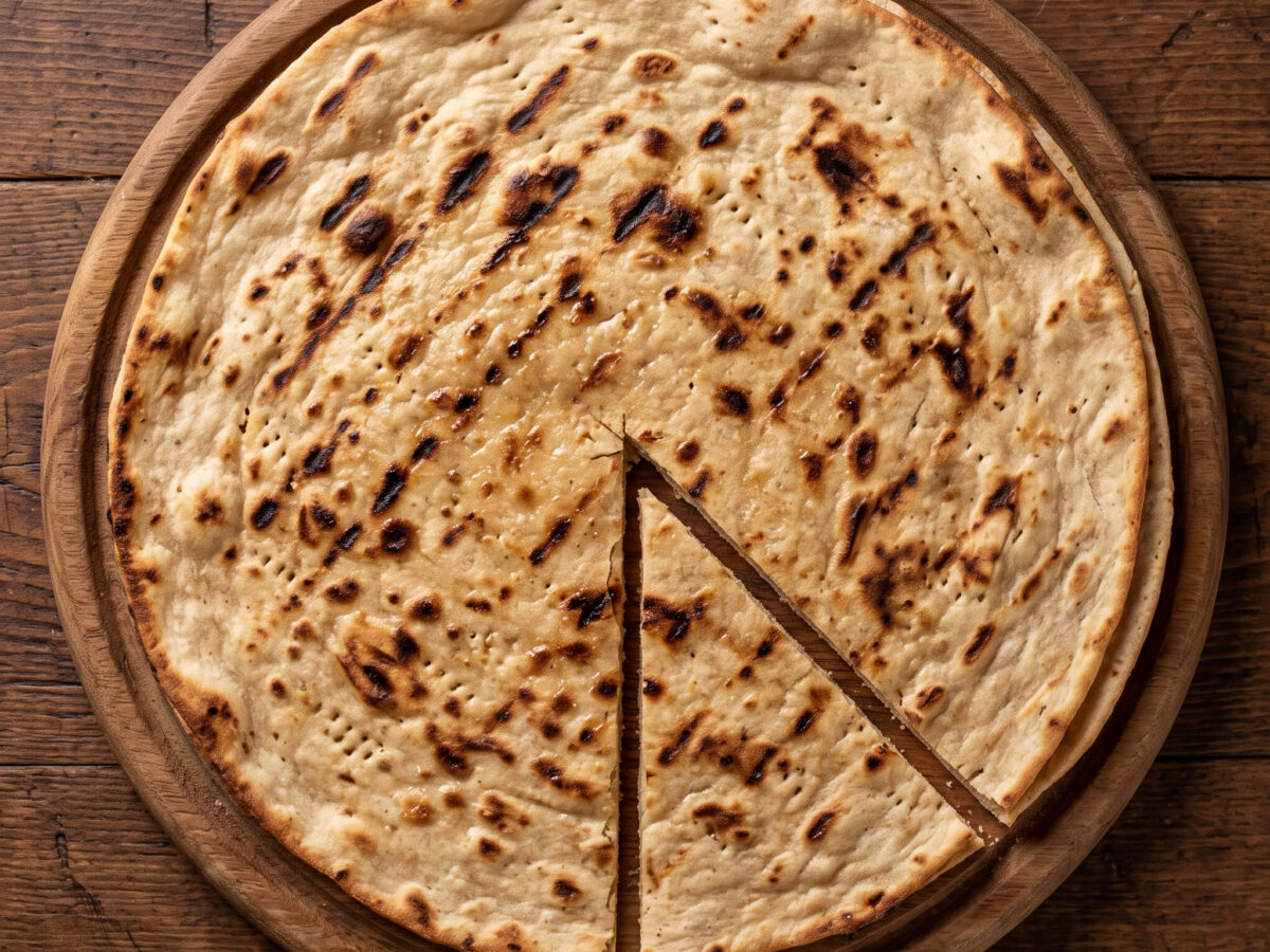 Pizza in graticola aus der Emilia-Romagna