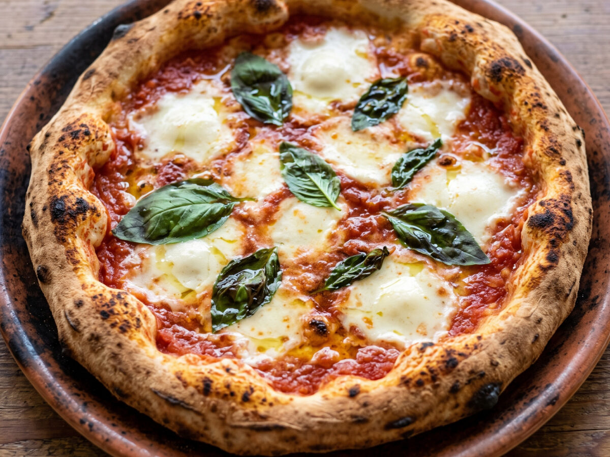 Pizza Margherita aus Kampanien