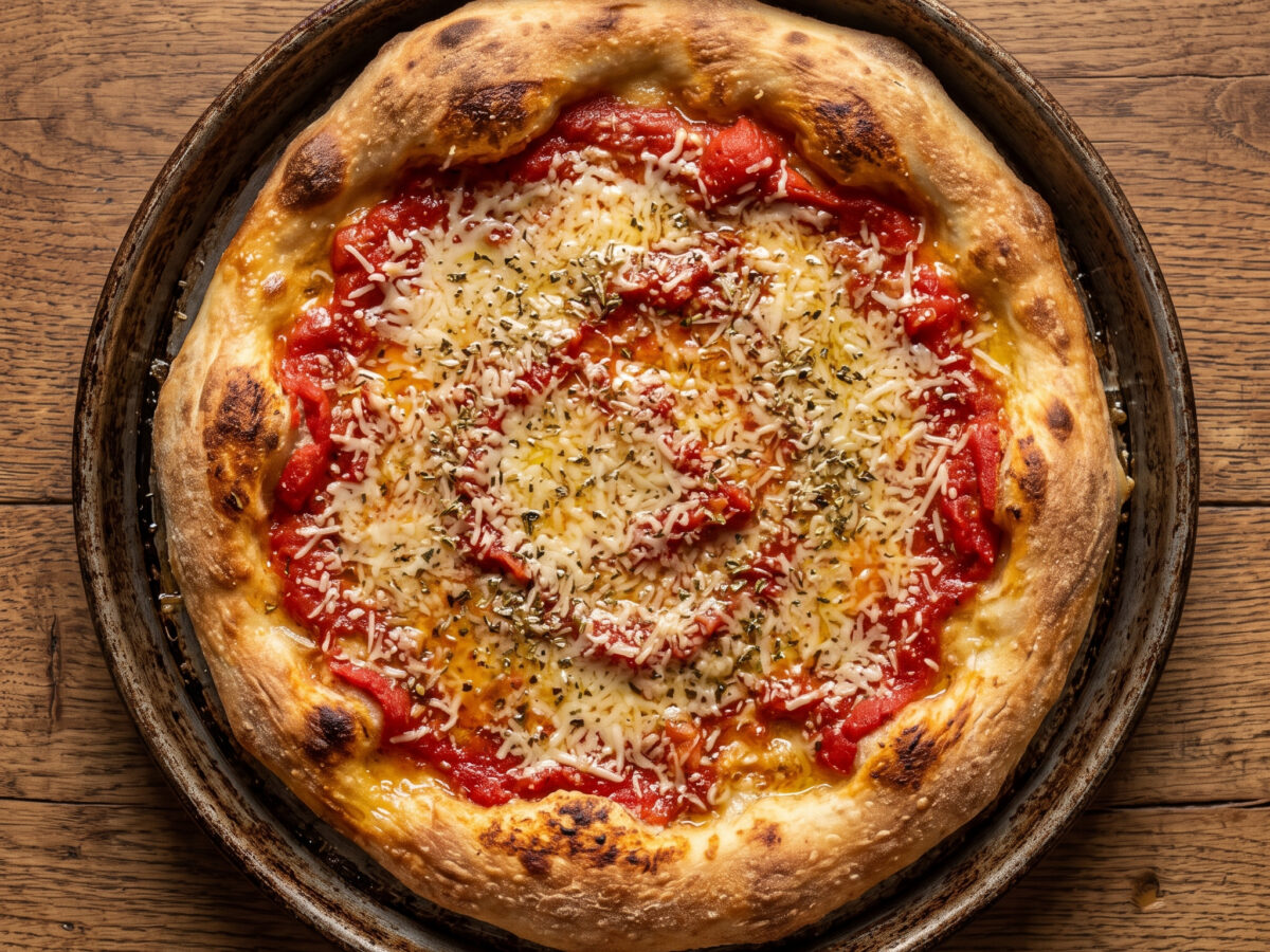 Pizza nel ruoto potentina aus der Basilikata
