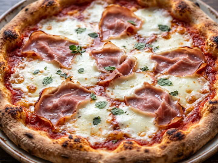 Pizza valdostana mit Fontina