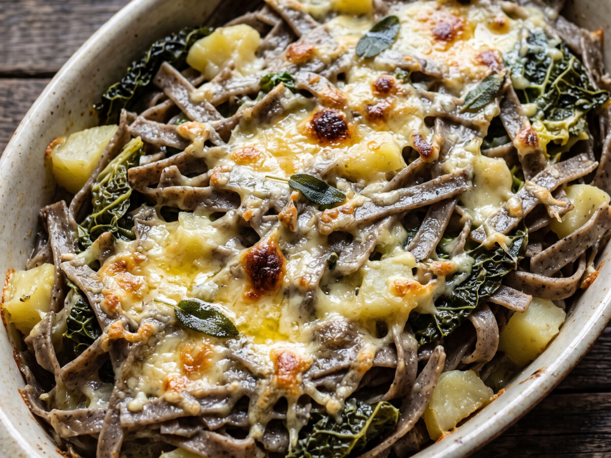 Pizzoccheri al forno aus der Valtellina