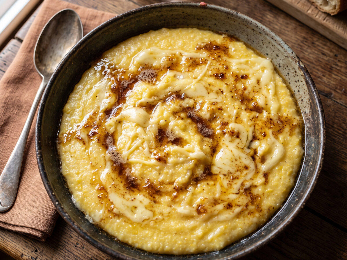 Polenta concia di Oropa: cremige Käsepolenta aus dem Piemont