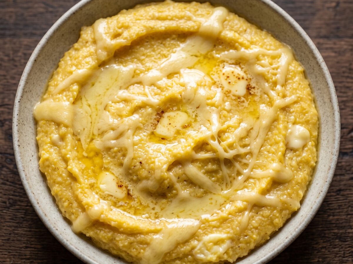 Polenta concia valdostana