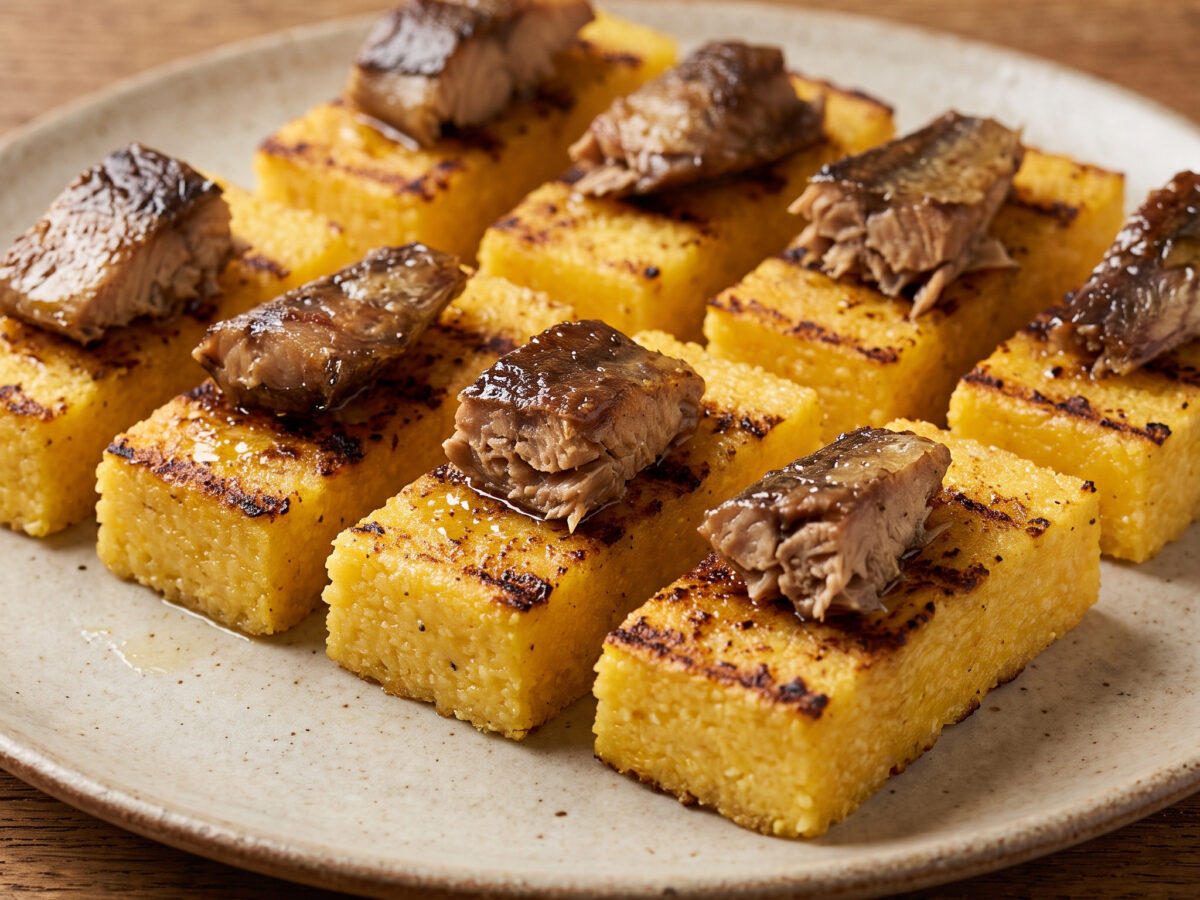 Polenta e missoltini vom Comer See