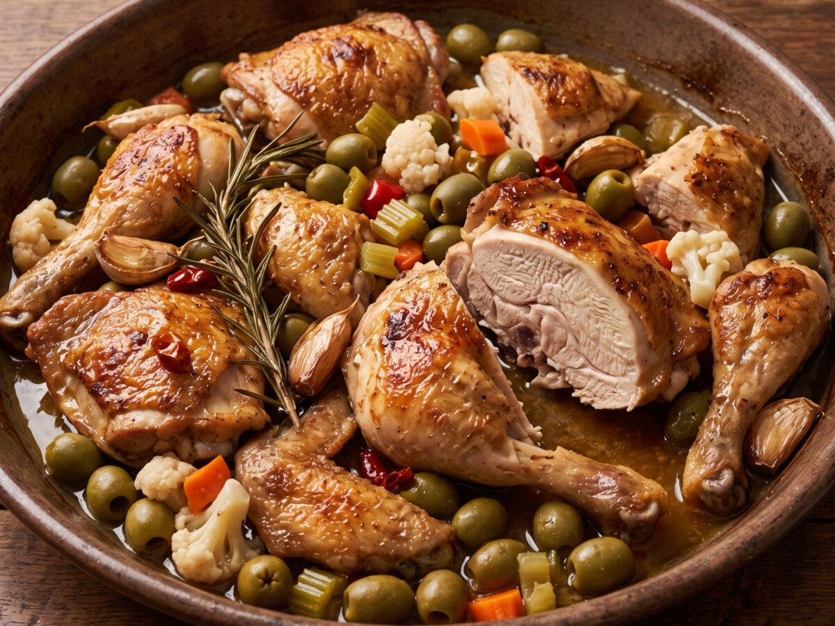 Pollo alla Franceschiello aus den Abruzzen