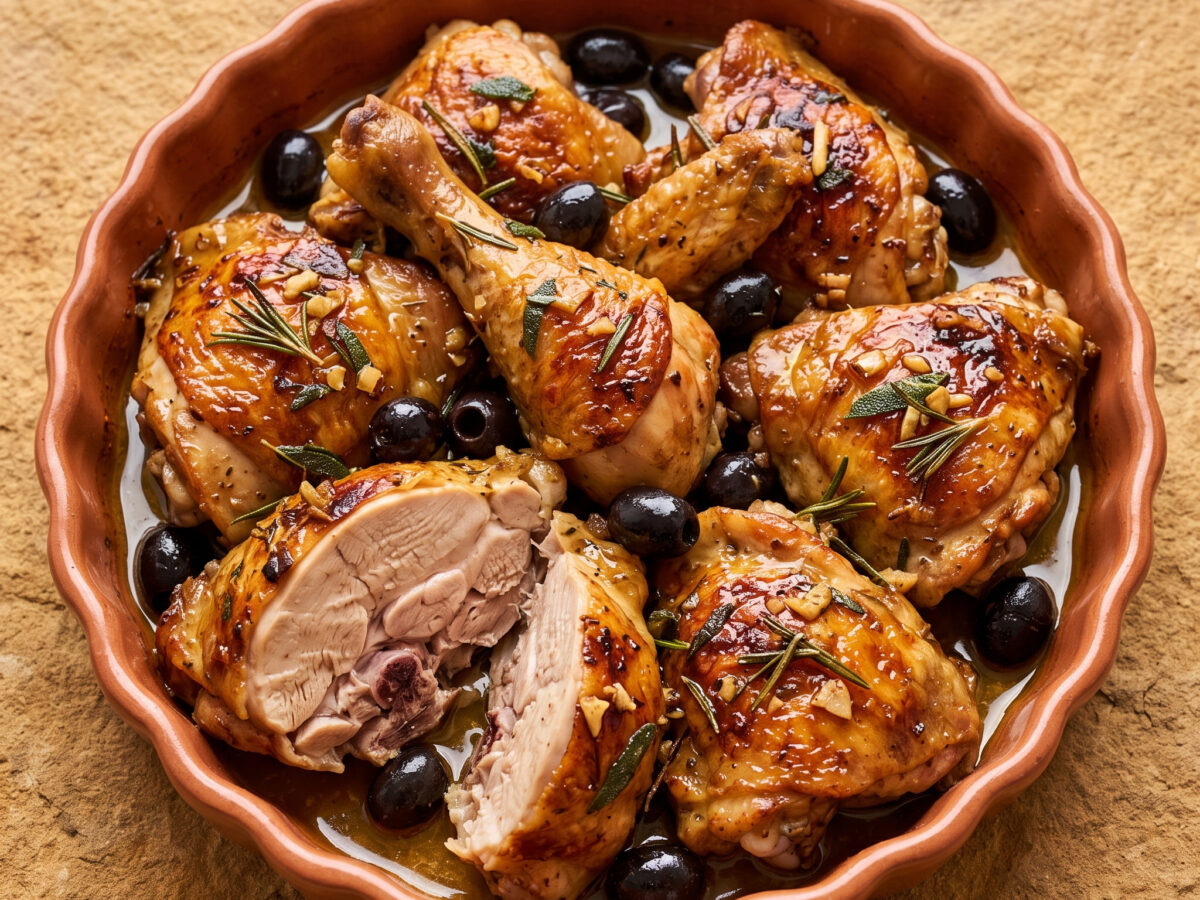 Pollo alla genovese: Ligurisches Huhn aus der Pfanne