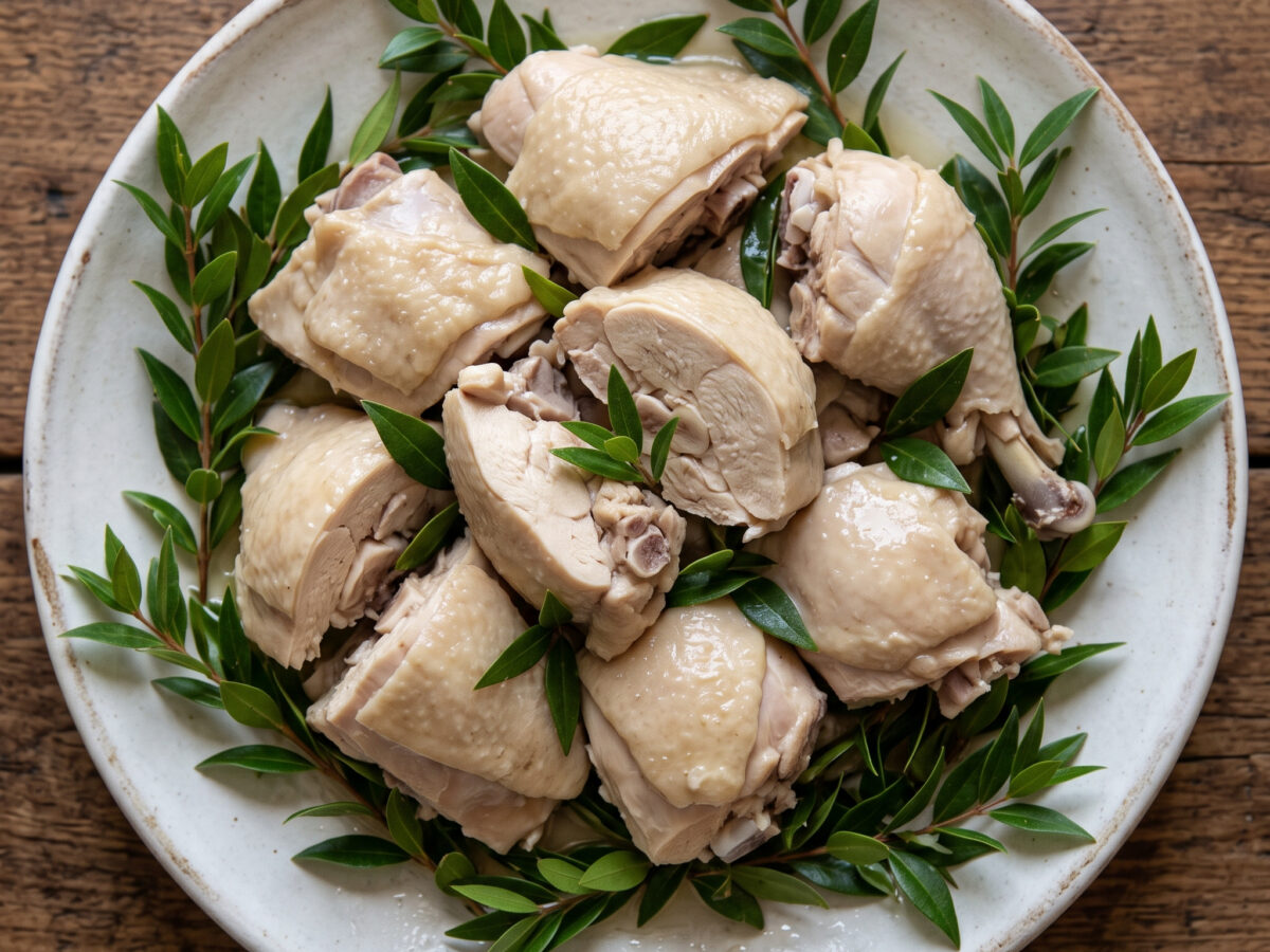 Pollo alla griva – sardisches Huhn mit Myrte