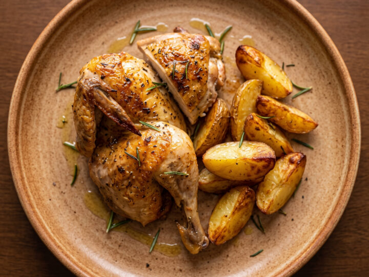 Pollo arrosto con patate
