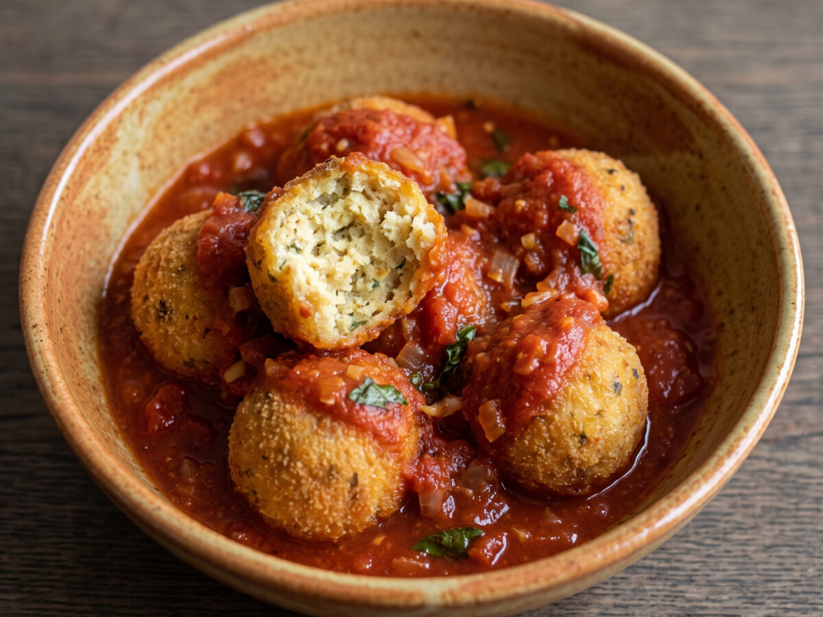 Polpette di pane di Matera al sugo